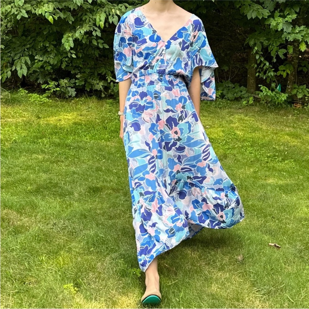Anthropologie Abel the Label gorgeous tropical maxi dress, S. - Picture 6 of 8